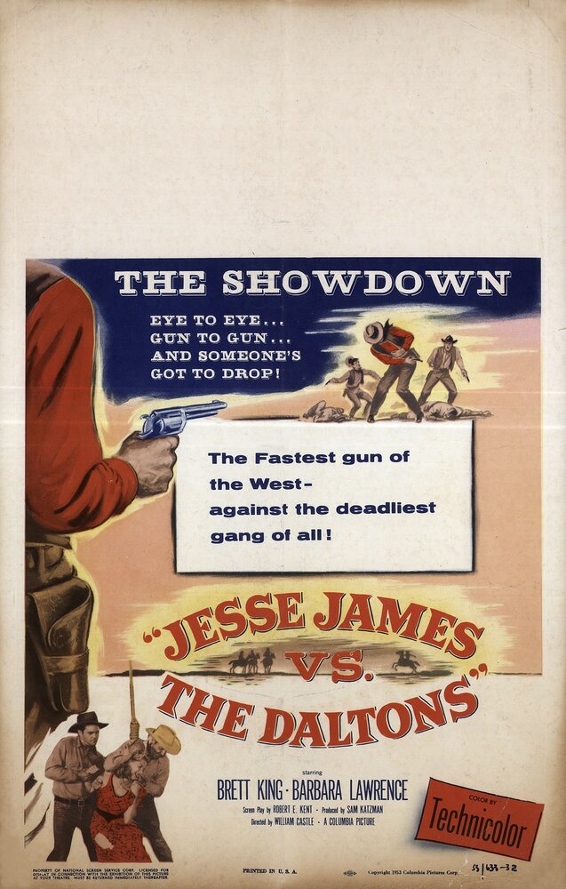 Джесси Джеймс против Далтонов (1954)